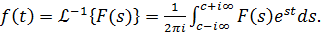 Обратное преобразование Лапласа - student2.ru