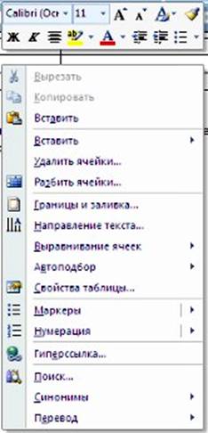 Оформление таблиц Word 2007 - student2.ru