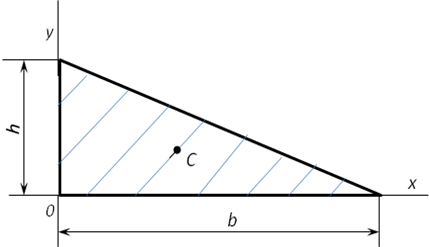 Определение центра тяжести плоских фигур. - student2.ru
