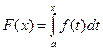 Определенный интеграл как функция верхнего предела - student2.ru
