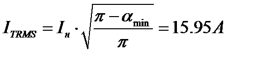 Определить среднее, действующее и максимальное значение тока нагрузки для однофазного ППН - student2.ru