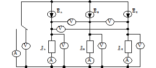 Основные теоретические положения. Трехфазной системой электрических цепей называется система из трех электрических цепей, в которых действуют синусоидальные ЭДС одной и той же частоты - student2.ru