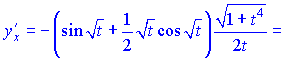 Параметрично задана функція. Правила та приклади знаходження похідної - student2.ru
