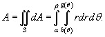 Площадь и объем в полярных координатах - student2.ru