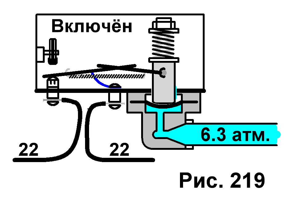 При давление в НМ 5атм и менее - student2.ru