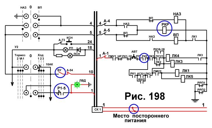 При переводе главной ручки КВ из ,,Ходового’’ положения в ,,0’’, двигатели продолжают работать, на пульте горит лампа ЛВД. - student2.ru