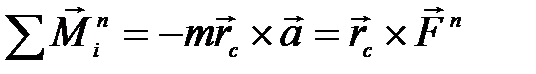 Приложение 1. Уравнение динамики твёрдого тела, вращающегося вокруг движущейся оси - student2.ru