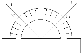Принцип измерения горизонтального угла - student2.ru