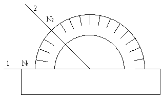 Принцип измерения горизонтального угла - student2.ru
