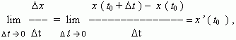 Производная функция в точке. Геометрическая и механическая интерпретация - student2.ru