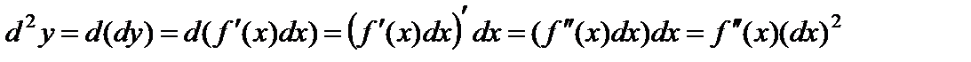 Производные и дифференциал высших порядков - student2.ru