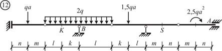 Проведение кинематического анализа заданной расчетной схемы - student2.ru
