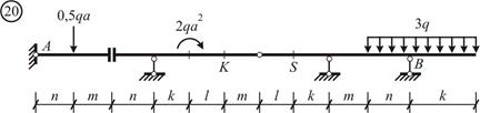 Проведение кинематического анализа заданной расчетной схемы - student2.ru