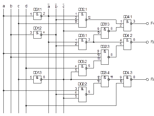 Расчет электрических параметров синтезированной комбинационной схемы - student2.ru