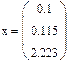 Решение с помощью функции lsolve(). - student2.ru