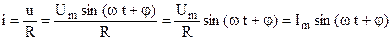 Синусоидальные токи в пассивных элементах - student2.ru