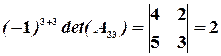 Свойства определителя матрицы. - student2.ru