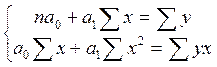 Системы нормальных уравнений для разных форм связи - student2.ru