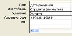 Создания запроса на удаление - student2.ru