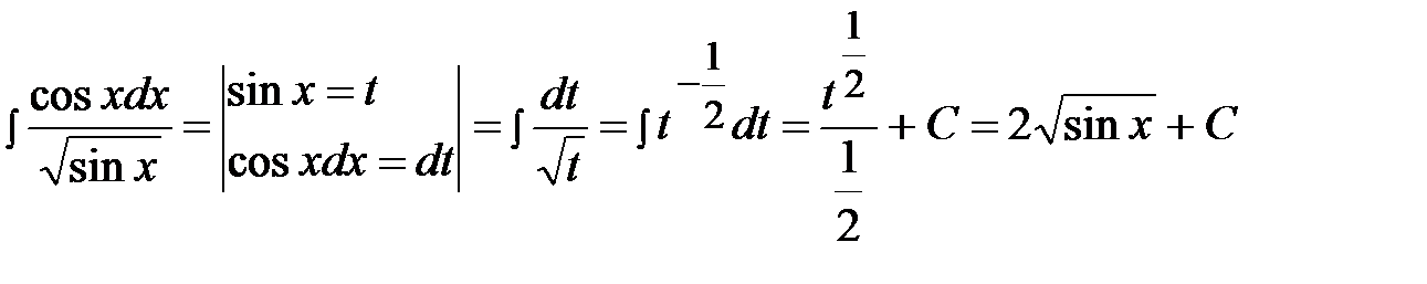 Тема 5 Неопределенный интеграл - student2.ru