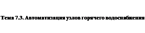Тема 7.1. Автоматизация теплоподготовительных установой ТЭЦ и котельных (Богословский) - student2.ru