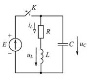 Тема: Переходные процессы в цепях с двумя накопителями энергии. В изображенной цепи с параметрами после замыкания ключа начальное значение напряжения - student2.ru
