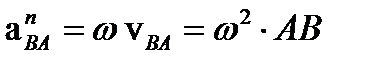 Теорема о сложении ускорений точек - student2.ru