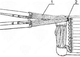 Укладка купола основного парашюта в камеру - student2.ru