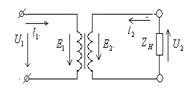 устройство и принцип работы однофазного трансформатора - student2.ru