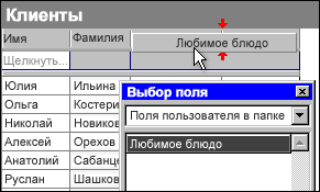 Ввод содержимого и добавление заполнителей (полей) - student2.ru