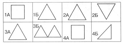 Выделение заданных форм в окружающих предметах или демонстрируемых учителем рисунках, моделирование геометрических форм - student2.ru