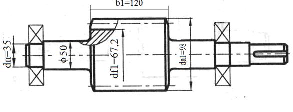предварительный расчет валов редуктора - student2.ru