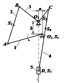 Задание № 11. Двухкулисный механизм - student2.ru