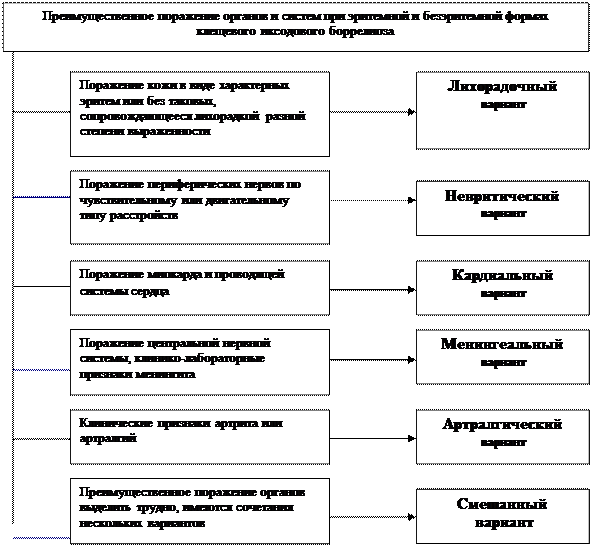 Алгоритм по диагностике клещевого иксодового боррелиоза - student2.ru