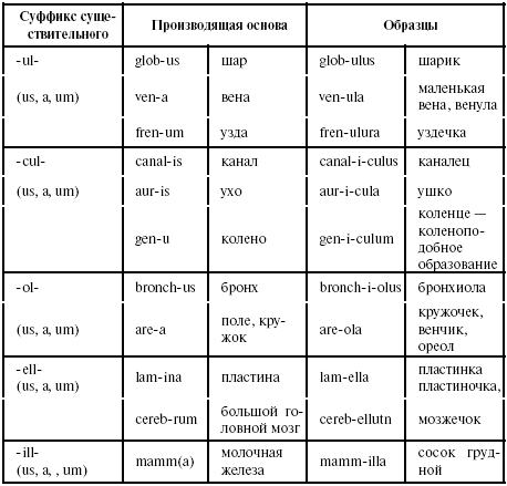 Частотные латинские и греческие суффиксы - student2.ru