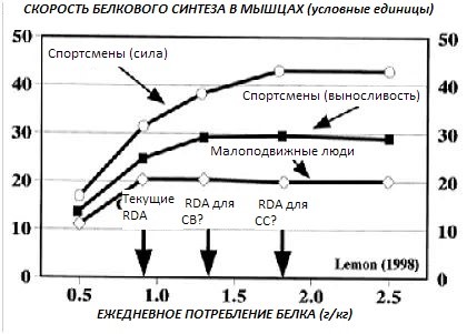 исследования по оптимальному потреблению белка - student2.ru