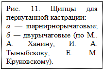 кастрация продуктивных животных и профилактика послекастрационных осложнений - student2.ru