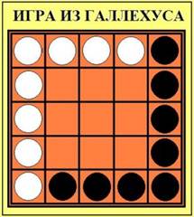 История шашек ч.5: Рёфскак (Лиса и Гуси), Асальто, Халатафл, Игра из Галлехуса - student2.ru