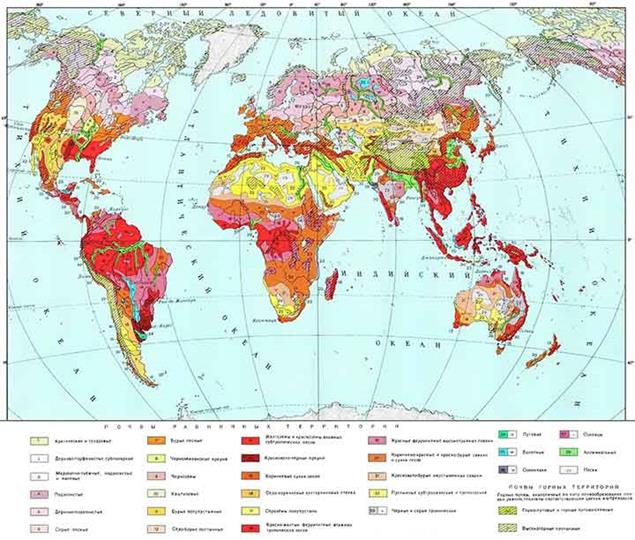 Почвы, анализ распространения почвенных ресурсов - student2.ru