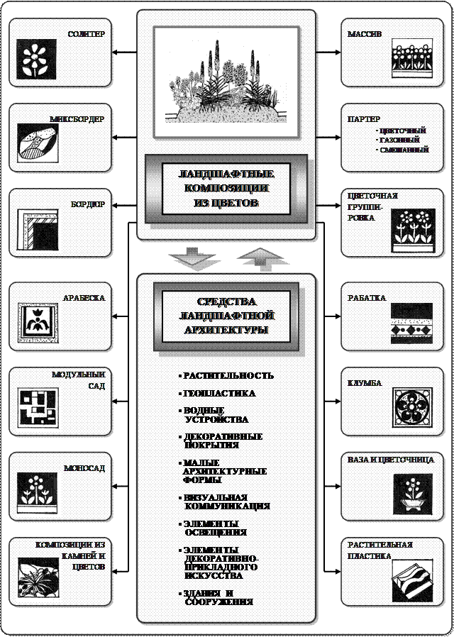 Факторы, определяющие формирование цветочных композиций - student2.ru