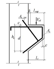 Расчет стыка ригеля с колонной - student2.ru