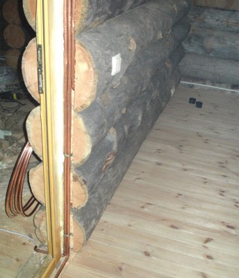 Электромонтаж ввода в деревянный дом кабелем ВВГнг-LS - student2.ru