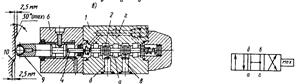 Назначение, конструкция, принцип действия и обозначение по ГОСТ 2.783-68 направляющих гидрораспределителей - student2.ru