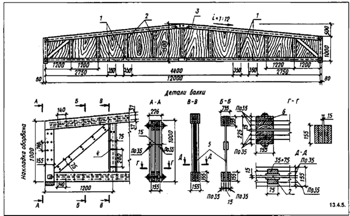 Чертежи деревянных конструкций - student2.ru