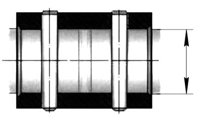 Неподвижные или глухие муфты - student2.ru