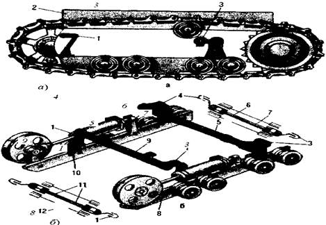 Общее устройство ходовой системы гусеничного трактора - student2.ru