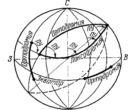 Основные линии на поверхности земного шара - student2.ru