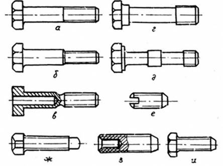 основные типы крепежных деталей - student2.ru