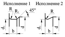 Радиусы закруглений сопряженных валов и втулок - student2.ru