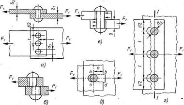 Расчет прочных заклепочных швов - student2.ru